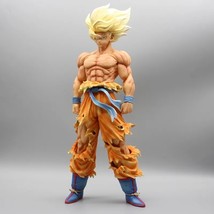 BIG Figurine Dragon Ball Z Son Goku Namek Anime Super Saiyan 44cm - £59.31 GBP