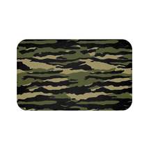 Tiger Stripe Camouflage: Military Style - Bath Mat - £26.28 GBP+