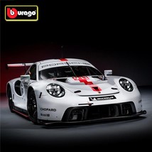 Bburago 1:24 Porsche 911 RSR Alloy Racing Car Model Diecast Metal Toy Sports Hig - £27.27 GBP