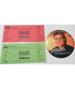 The Tonight Show Jay Leno 1994 Metal Button 3 Inch MGM Grand + Ticket St... - $375.76 MXN