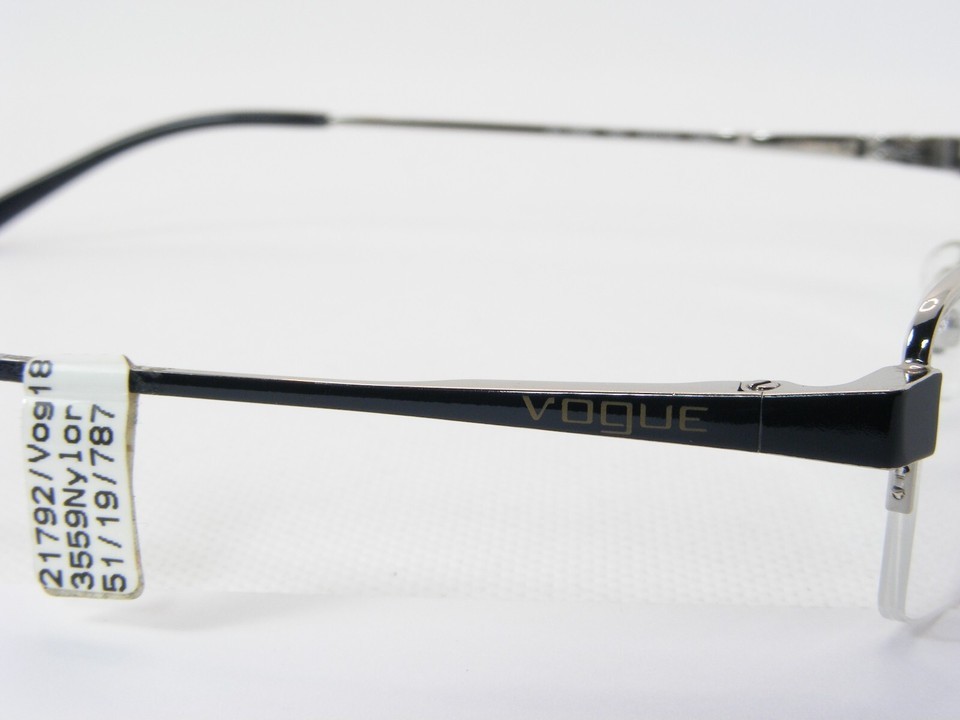 Vogue VO 3559 787 SILVER /BLACK EYEGLASSES GLASSES FRAME VO3559 51-19-135mm Item image 9