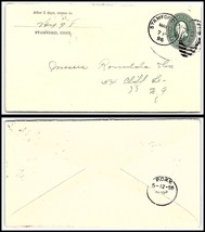 1896 Connecticut Cover - Stamford To Nyc O10 - £2.36 GBP