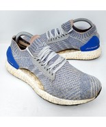 Adidas Womens Ultraboost X Gray Blue Knit Running Sneakers (BB6155) - Si... - $284.64 MXN