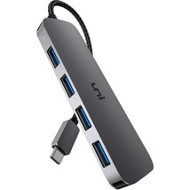 uni USB C to USB Hub 4 Ports, Aluminum USB Type C to USB Adapter with 4 USB 3.0  - £19.69 GBP