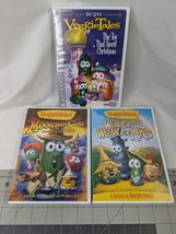 Veggie Tales DVD Lot Toy Saved Christmas Minnesota Cuke Wizard of Ha&#39;s - $19.95