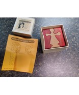 Vtg Shackman Remove The Dolls  Puzzle Box Child Adult Handcrafted Hardwood - $455.40 MXN