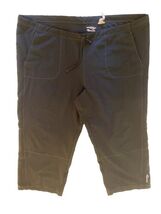 Saucony Women's Cropped Drawstring Activewear Pants XL Black - $18.99