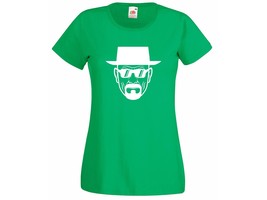 Womens Breaking Bad Heisenberg with Sunglasses T-Shirt; Serious Walter Tshirt - £19.38 GBP