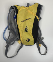 Karate Monkey Yellow cycling hydration back pack 56oz water bladder i12 - $14.17
