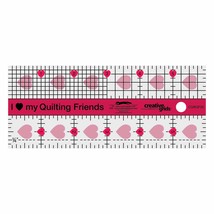 Creative Grids I Love My Quilt Friends Mini Quilt Ruler 2-1/2in x 6in - ... - $29.99