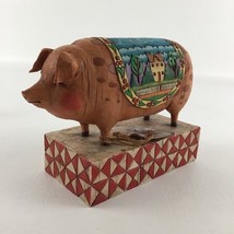 Jim Shore ‘Country Heritage’ Pig 2003 #117142 Statue Figure Figurine #2 - $47.47