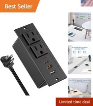 Multi-Device Recessed Charging Station - 2 Outlets, 4 USB Ports &amp; 10ft C... - $45.00