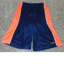 Boys Shorts Athletic Basketball Champion Active Pull On Blue Orange-sz XL 16/18 - £8.56 GBP