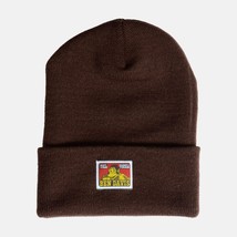 Ben Davis Acrylic Cuffed Beanie Skull Cap - Brown - £15.45 GBP