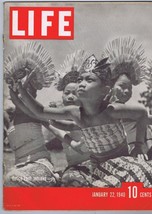 ORIGINAL Vintage January 22 1940 Life Magazine Dutch East Indians - £23.73 GBP