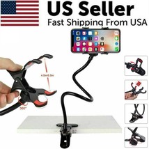 Universal Lazy Mobile Phone Gooseneck Stand Holder Flexible Bed Desk Tab... - $13.99