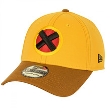 Wolverine Uncanny X-Men Yellow &amp; Brown New Era 39Thirty Fitted Hat Yellow - £36.94 GBP