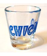 Chicago Blue Letters 2.25&quot; Collectible Shot Glass - $6.93