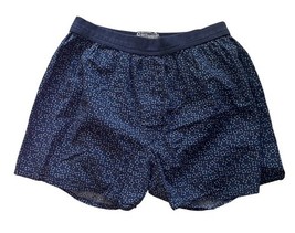 Hanes Mens Boxer Shorts Lot of 3 Size S 30-32 Cotton Blue Print Classic Fit image 3