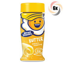 6x Shakers Kernel Season&#39;s Real Butter Flavor Popcorn Seasoning | 2.85oz - £29.70 GBP