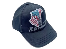 Ture Religion Jeans Unisex Black Flag N Bone Skeleton Adjustable Baseball Cap - £17.94 GBP