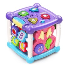 Vtech Busy Learners Activity Cube, Purple - £31.16 GBP