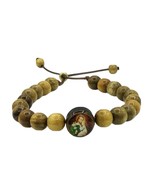 Catholic Saint St Joseph Bracelet Wooden Beads Mens Womens Pulserade San... - $18.82 CAD
