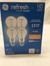 GE Refresh Led Energetic Daylight HD Light Crystal Clear Dimmable Medium Base - £9.59 GBP