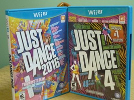 Lot of 2 Wii U Games - Just Dance 4 And Just Dance 2016 (Nintendo Wii U) - £13.14 GBP