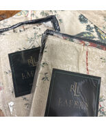 New Vtg Ralph Lauren VILLANDRY Floral Sateen Cotton Standard Pillow Sham... - $84.10
