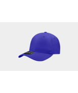 Decky 402 Plain Fitted Curved Bill Hat Royal Blue Size 7 3/8 - $7.69