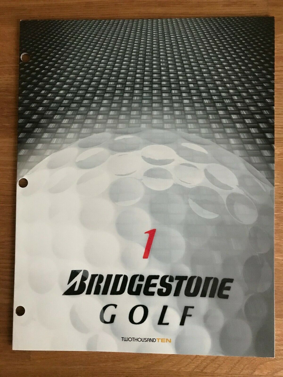 Bridgestone Golf Equipment Catalogue from 2010. - $5.23