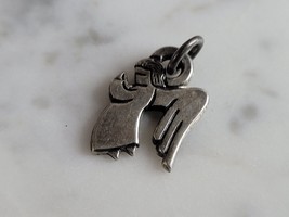 Womens Vintage Estate Sterling Silver James Avery Angel Charm 1.6g E4677 - £55.53 GBP