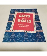 Guys and Dolls A Musical Fable of Broadway Souvenir Program Book - $6.98