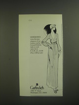 1974 Garfinckel&#39;s Gossard Artemis Hostess Coat Ad - Homebodies - £14.54 GBP