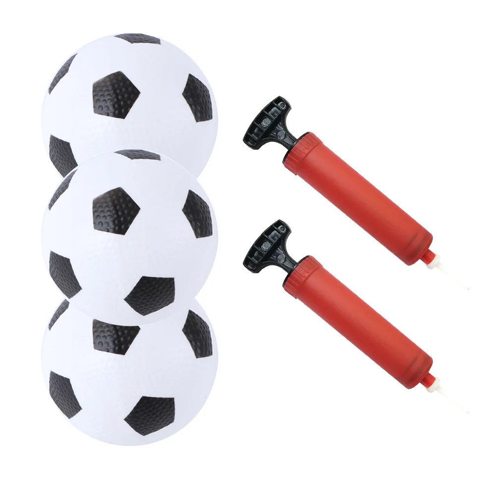 Small Football Soccer Toys Children Balls Plaything Inflatable Outdoor Toddler - £12.53 GBP