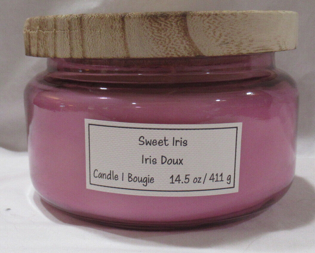Primary image for Ashland 14.5 oz 3-wick Soy Wax Blend Jar Candle Spring SWEET IRIS
