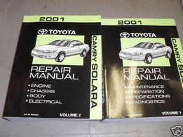 2001 Toyota Camry Solara Service Réparation Atelier Manuel Set Tout Neuf - £191.98 GBP