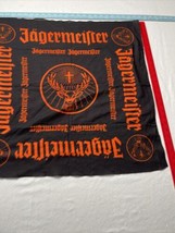 Jagermeister Bandana Large Scarf Handkerchief Black Orange Logo Elk 25.5... - £11.77 GBP
