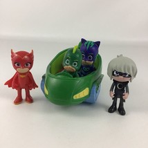 PJ Masks Gekko Mobile Vehicle Luna Catboy Owlette 5pc Lot Just Play Frog Box Toy - £20.15 GBP