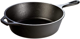 Cast Iron Deep Skillet, Pre-Seasoned, 10.25-Inch (Black) - $77.21