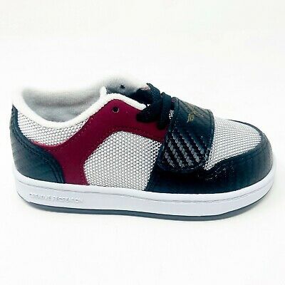 Creative Recreation Cesario Lo Silver Black Burgundy Toddler Baby Sneakers