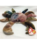 TY Beanie Baby CLAUDE THE CRAB 9&quot; Bean Bag Stuffed Animal NEW ERRORS 1996 - £6,330.89 GBP