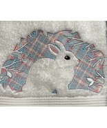 Embroidered Embossed Bunny Hand Towel - £12.78 GBP