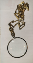 Vintage Accessocraft NYC  Gold Tone 30” Magnifier Necklace - $24.74