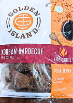 Golden Island Pork Jerky Pieces Korean Barbecue 14.5 Oz EXP 03/2027 - $23.50