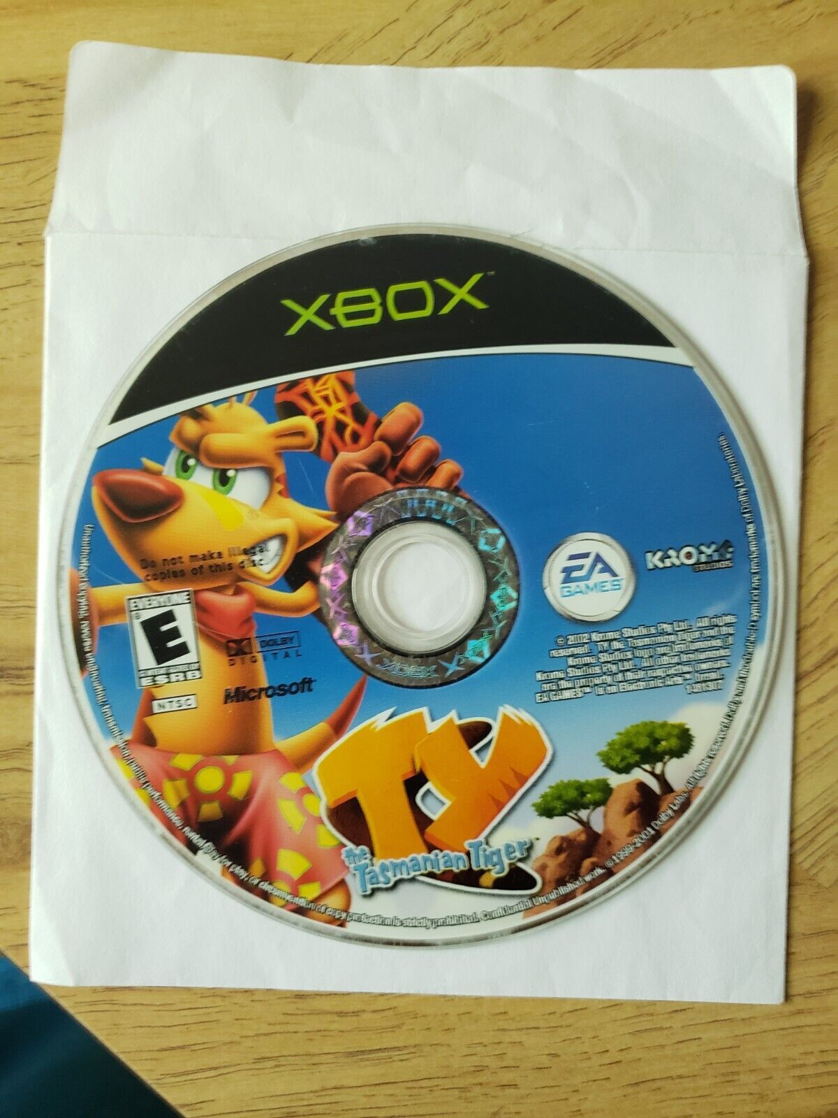 Primary image for Ty the Tasmanian Tiger (Microsoft Xbox, 2002). Free Shipping. Fast Shipping