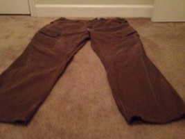 Rocky Outdoor Gear Canvas Cargo Pants Men&#39;s Size 44x32 Brown - $51.48