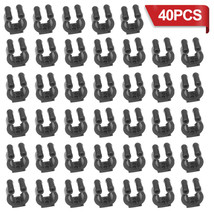 40X Wall Mounted Fishing Rod Storage Clips Clamps Holder Rack Organizer New - $22.99
