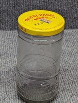 Vintage Old El Paso Glass Jar with Lid - $11.87